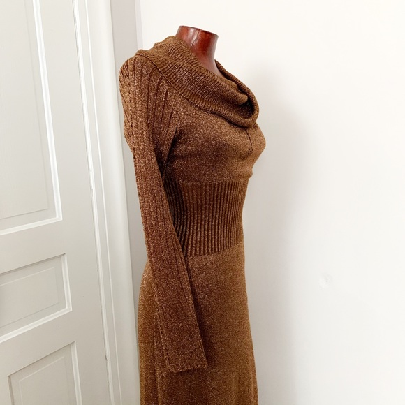 Vintage Wenjilli 70’s Coper Metallic  Knit - Picture 5 of 7